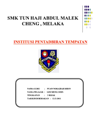 Smk tun hj abdul malek. 12345678910