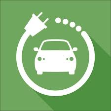 Vector Illustration Of White And Green Car Charging Station Icon Green Car Icon Car Charging Stations