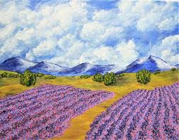 Don't forget to subscribe to stay updated for more learn how to paint a sunset flower field in this free step by step acrylic painting tutorial by. Fields Of Lavender Original Acrylic Painting 8 X 10 By Mike Kraus Art France French Provence Flowers Landscape Easter Mother S Day Fun Painting By Mike Kraus Saatchi Art