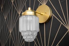 Wall Light Art Deco Art Deco Lights Art Deco Sconces Etsy