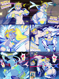 Rule 34 Dev - 1boy 1girls ass ass_smothering audience between_thighs  big_ass blonde_hair brother_and_sister bubble_butt bulge captain_kirb  entangled facesitting fat_ass female femboy hair_ribbon handjob headband  headscissor huge_ass kagamine_len ...