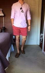 Sure, white or gray or green (any complementary or analogous color, perhaps) would work. Red Shorts Outfits For Men 65 Ideas Outfits Lookastic