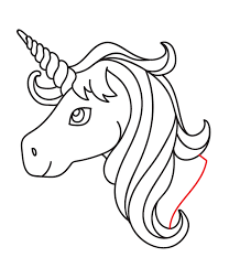 How To Draw A Unicorn Head Step 22 Unicorn Painting Unicorn Drawing Unicorn Head