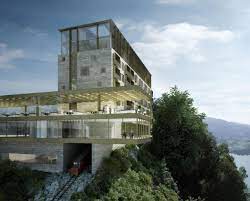 rendering of burgenstock resort at lake lucerne switzerland tourism tourism hotel concept