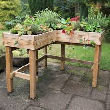 Forest Garden Corner Table Planter Planter Table Vegetable Beds Raised Planters
