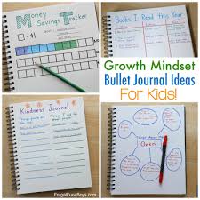 Growth Mindset Bullet Journal Ideas For Kids Frugal Fun For Boys And Girls Bullet Journal For Kids Kids Journal Growth Mindset