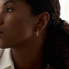 20G/18G/16G Titanium Dangle Huggie Hoop, Cartilage/conch/helix Hoop  Earring, Rook Piercing • Conch Piercing