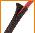 polyester split woven sleeve wire cable abrasion resistance