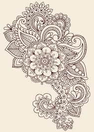 Ornate Henna Paisley Doodle Vector Design Elements Wall Mural Pixers We Live To Change In 2020 Paisley Tattoos Henna Tattoo Designs Paisley Doodle