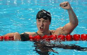 Katie ledecky is 23 years old and has already secured herself in swimming history. Swimming S Next Prodigy 18 Year Old Katie Ledecky Self