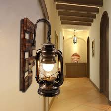Vintage Style Wall Industrial Lamp Fixture Glass Shade Farmhouse Metal Sconces Wall Lights For Bedroom Living Room Cafe Wall Lamps Aliexpress