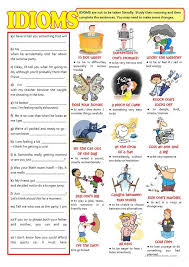 Idioms Worksheet Free Esl Printable Worksheets Made By Teachers Teaching Idioms Idioms Activities Idioms