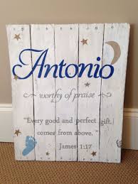The handwriting on the wall is a popular adage accompanied by a sense of great foreboding that something bad is going to happen. Wood Sign Pallet Baby Name Meaning Bible Verse Nursery Boy Rustic Stars Moon Baby Names And Meanings Boy Nursery Nursery Signs