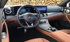 This e400 is finished in polar white with black leather interior and features:+ 19 inch wheels+ panoramic sunroof+ sat nav+ park distance con. 2018 Mercedes Benz E400 Coupe Review Parading Pillarless Pomp