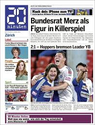 Tagesanbruch, zweikampf der woche oder tonspur wissen. Newspaper 20minuten Zurich Switzerland Newspapers In Switzerland Wednesday S Edition April 14 Of 2010 Kiosko Net