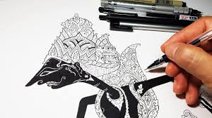 Gambar wayang gareng gareng wikipedia bahasa indonesia ensiklopedia beba. Cara Menggambar Wayang Kulit Purwa Prabu Kresna Youtube