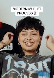 Modern Mullet Process 💈 These are a lot of fun when you get em and theres  so many variations! Styled with Stmnt Grooming Curl Cream & Definition  Spray for the waves to take more shape #modernmullet ...