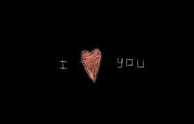 Download the background for free. Wallpaper The Inscription Black Heart Figure Drawing Love Words The Phrase Heart Mel Phrase Sentence Images For Desktop Section Minimalizm Download
