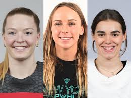 Women's hockey battle 1.10: Julia Gosling vs Brooke Hobson vs Sinja Leemann  : r/CelebBattles