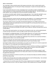 O for example, will you be developing curriculum how many months or years will the project. What Is A Concept Paper Psychological Concepts Psychology