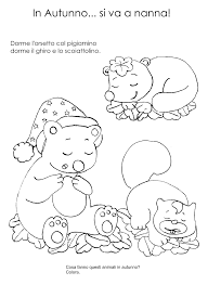 La Maestra Linda Autunno Gli Animali Che Vanno In Letargo Animali Autunno Alberi Di Autunno