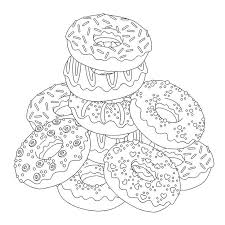Coloring Is The Perfect Activity To Practice Mindfulness Coloringpages Mindfulness Donut Coloring Page Cute Coloring Pages Coloring Pages