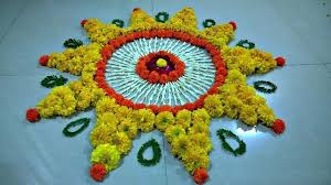 Latest Flower Rangoli Designs Images Wallpaper Video For This Diwali Flower Rangoli Rangoli Designs New Rangoli Designs