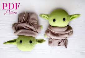 Pdf Pattern Baby Alien Plush Stuffed Alien Doll Pdf Soft Etsy Sewing Toys Felt Baby Baby Patterns