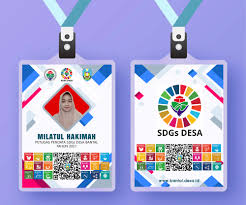 Ukuran id card karyawan mengetahui tentang ukuran id card karyawan, sebelum itu kita akan jelaskan dulu. Download Desain Id Card Tim Pokja Sdgs Desa Format Psd Pemerintah Desa Bantal