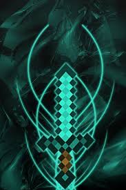 A sword is made from one of six materials, in order of increasing quality and expense: Pin By Thomas Farless On Minecraft Minecraft Wallpaper Diamond Sword Minecraft Diamond Sword