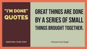 I M Done Quotes To Wrap It Up And Put A Bow On It Greeting Card Poet