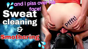 Femdom Sweat Facesitting Sweaty Ass Cleaning Face Sitting Piss Drinking Flr  BDSM Reality Milf Stepmom - Pisshamster.com
