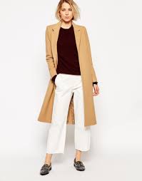 Helene berman edge to edge balloon sleeve coat in camel. Helene Berman Camel Edge To Edge Longline Coat In Natural Lyst