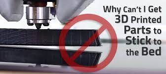 Why Can T I Get 3d Printed Parts To Stick To The Bed Airwolf 3d
