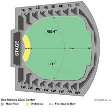 24 meticulous civic center des moines iowa seating chart