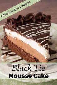 Get home entrees for only $5 on purchases. If You Love Olive Garden S Black Tie Mousse Cake As Much As I Do Surely You Want To Make It At Home Click On Mousse Cake Recipe Chocolate Desserts Mousse Cake