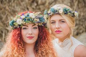 Dried Flower Thistle Crown in Greens and Blues. Scottish Thistle Statement  Floral Garland, Wedding Hair Piece, Bride, Bridesmaid, Flowergirl