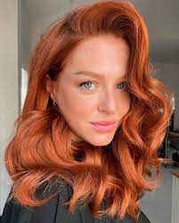 “just peachy color by @coloredbykp #hair #hairenvy #hairstyles #haircolor #copper #redhair #redhead . Capelli Rosso Rame Dorato Che Sara Di Moda Nel 2022 Archzine It