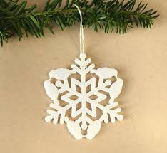 Bird Christmas Tree Ornaments Bird Christmas Tree Ornament Snow Bird Snowflake Love Birds Holiday Ornament Kissing Birds Christmas Gift Woodland Christmas Decoration In 2020 Woodland Christmas Decor Christmas Tree Crafts Diy Woodland Christmas Tree