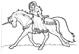 Disegno Da Colorare Principessa Di Shamrock Su Unicorno Cat 7136