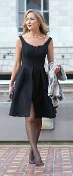 Black Lace Off The Shoulder Midi Cocktail Dress Sheer Tights Cowl Neck Oversized Fur Topper Burgundy Glitt Little Black Dress Outfit Fashion Lil Black Dress