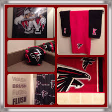 My Kids Have An Atlanta Falcons Themed Bathroom Decor By Me Atlanta Falcons Bedroom Atlanta Falcons Room Atlanta Falcons