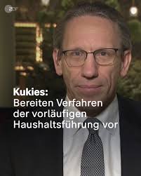 Kukies: Bereiten Verfahren der vorläufigen Haushaltsführung vor