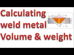 Calculating Piping Weld Metal Volume And Weight V Butt Weld Joints