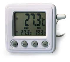 Thermometer hygrometer mit fernfühler innen/außen für terrarium reptilie de eur 11,99 digital wetterstation innen außen lcd thermometer wireless funk mit außenfühler Innen Aussen Thermometer Amtlich Kalibriert Thermometer Innen Aussen Min Max Funk Temperatur Und Uberwachung Messtechnik Laborbedarf Carl Roth Deutschland