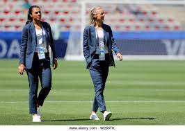 She started her football career in the middle of the 2009 season from karlskrona ff. Sweden S Zecira Muscovic Left And Amanda Ilestedt Inspect The Pitch Ahead Of The Fifa Women S World Cup Third Place Play Off At The Stade De Nice Nice Stock Photo Alamy