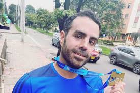 Alberto Carrillo, 1er venezolano invidente en correr un maratón en Miami