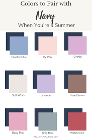How To Wear Navy Light Summer Color Palette Soft Summer Palette Summer Color Palette