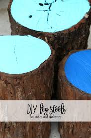 Once you have your pit installed. Diy Log Stools Dukes And Duchesses