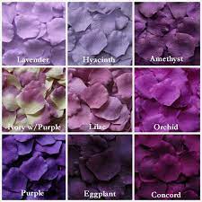 Purple Rose Petals In 14 Shades Purple Silk Rose Petals Fake Etsy Purple Wedding Flowers Flower Girl Petals Fake Rose Petals